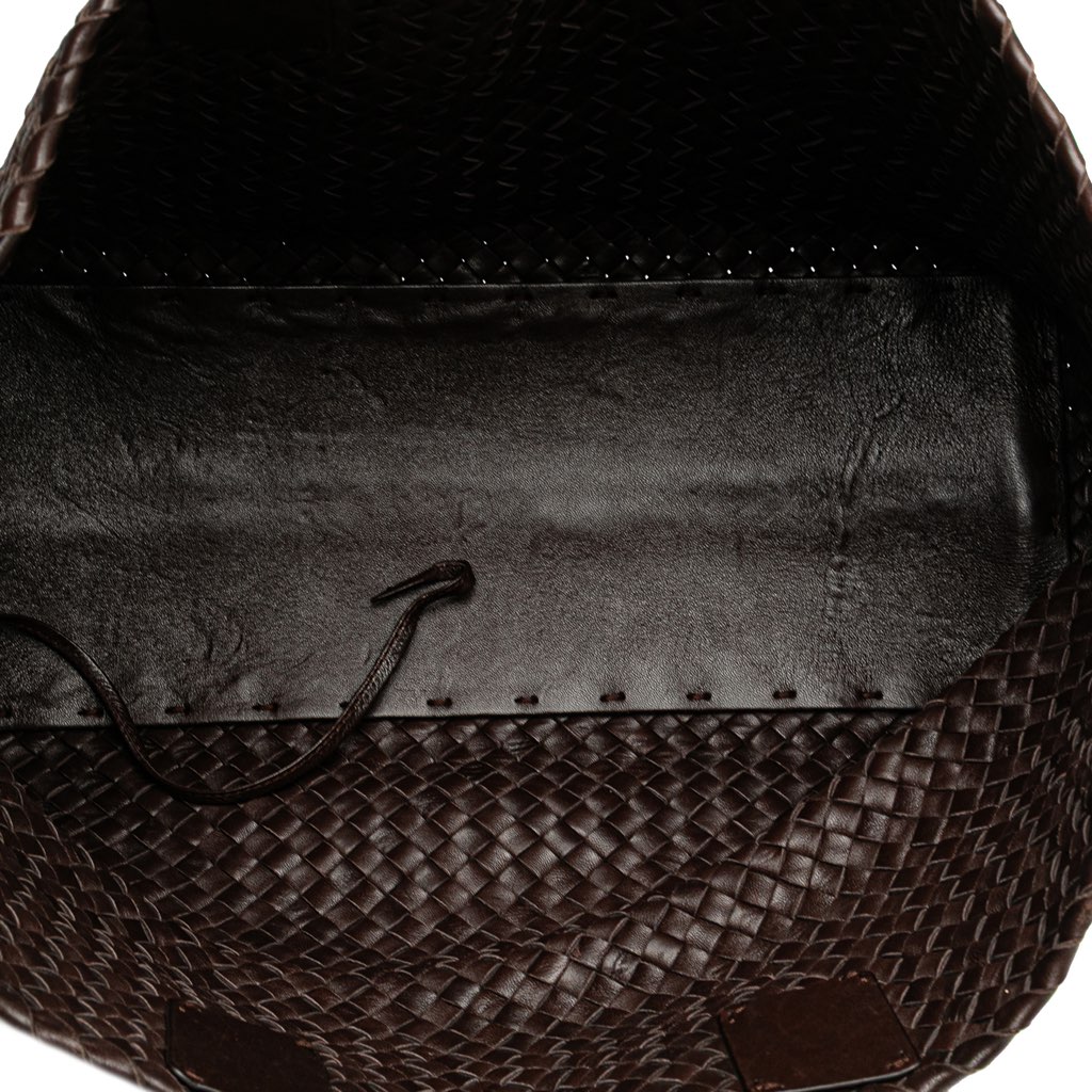 Bottega Veneta Medium Lambskin Intreccio Cabat Tote - 4
