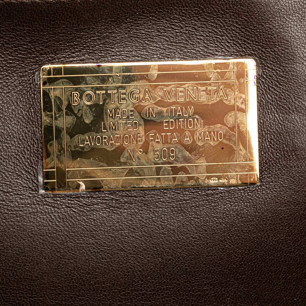 Bottega Veneta Medium Lambskin Intreccio Cabat Tote - Side view