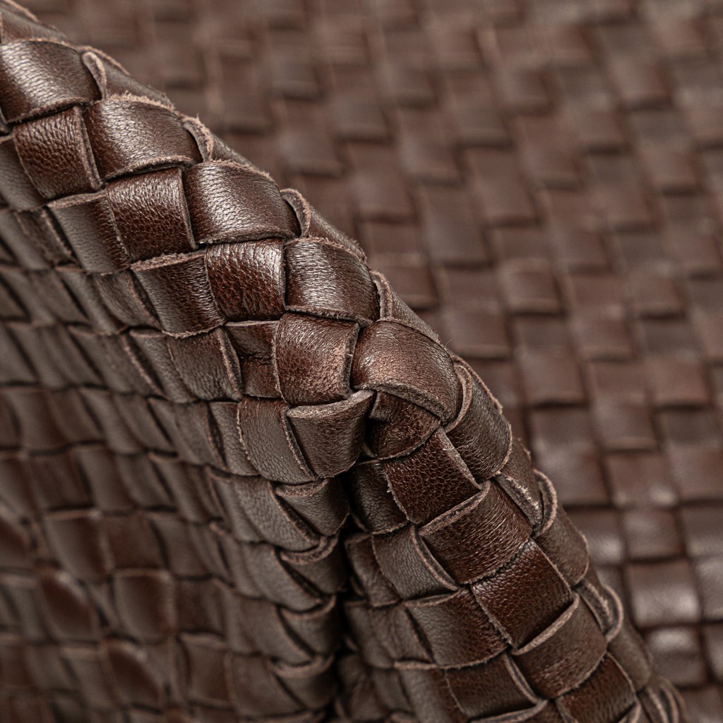 Bottega Veneta Medium Lambskin Intreccio Cabat Tote - Image 10