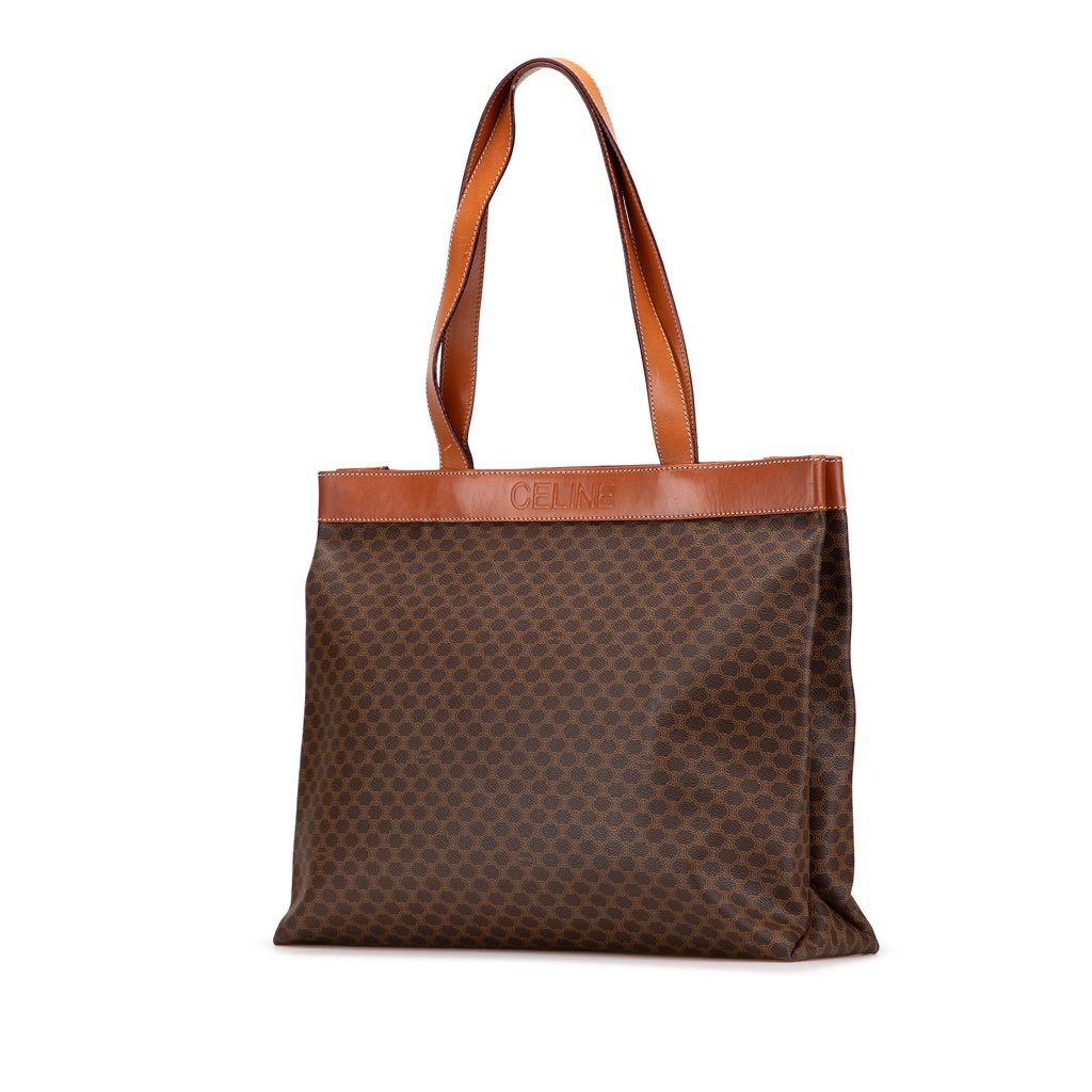 Celine Macadam Coated Canvas Tote - 2