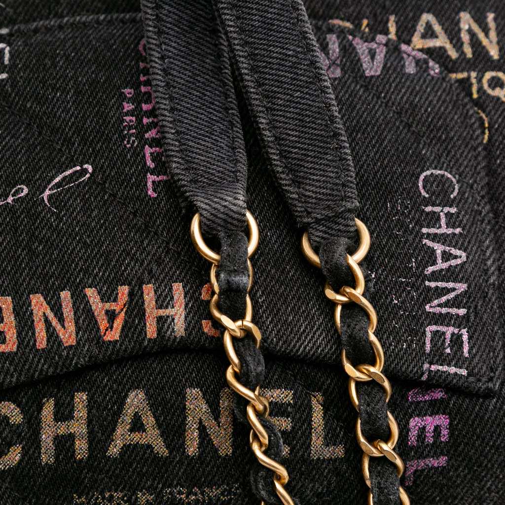 Chanel Mini Rectangular Quilted Denim Mood Flap - Image 14