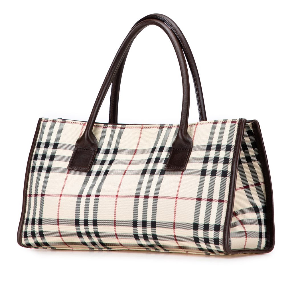 Burberry House Check Canvas Handbag - 2