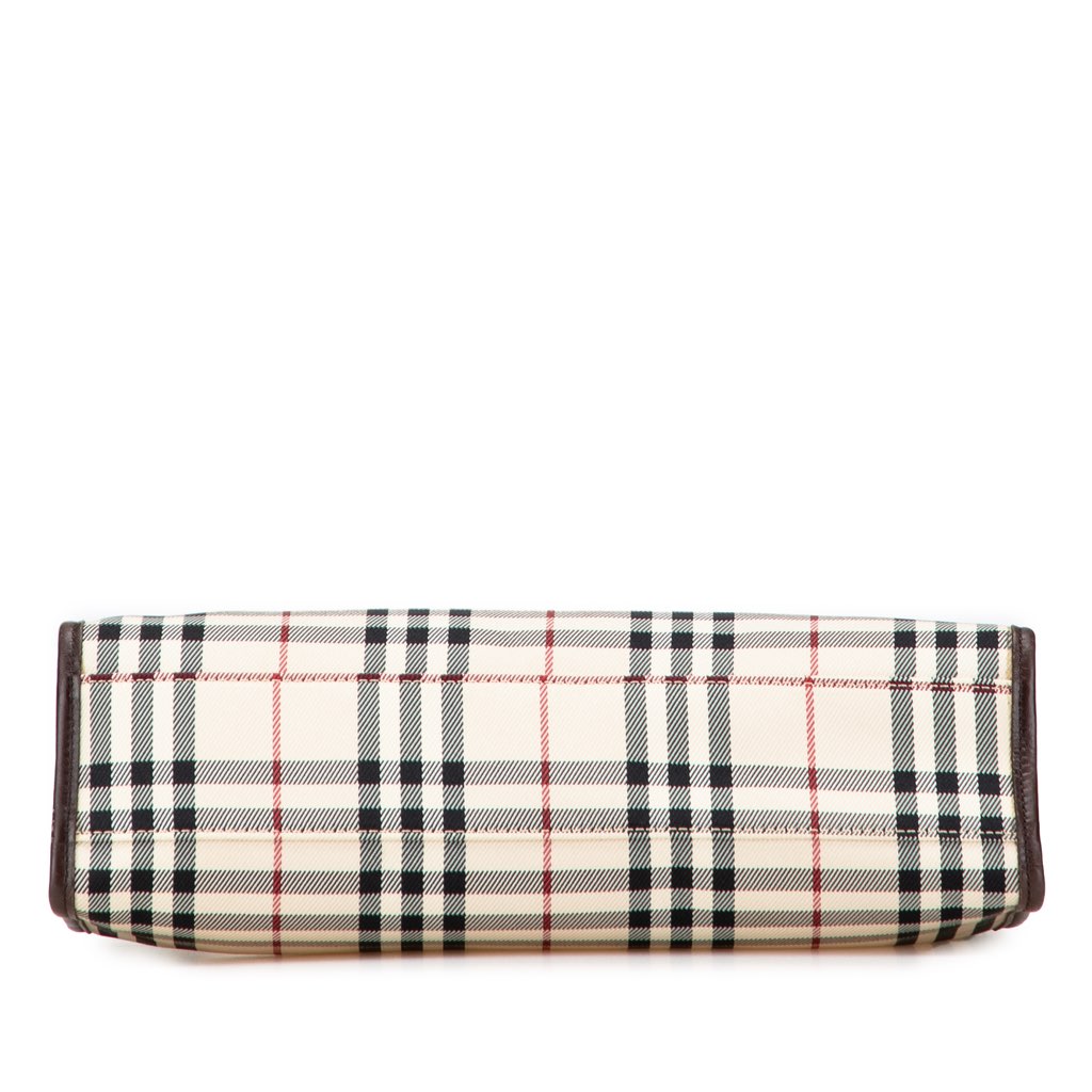 Burberry House Check Canvas Handbag - 3