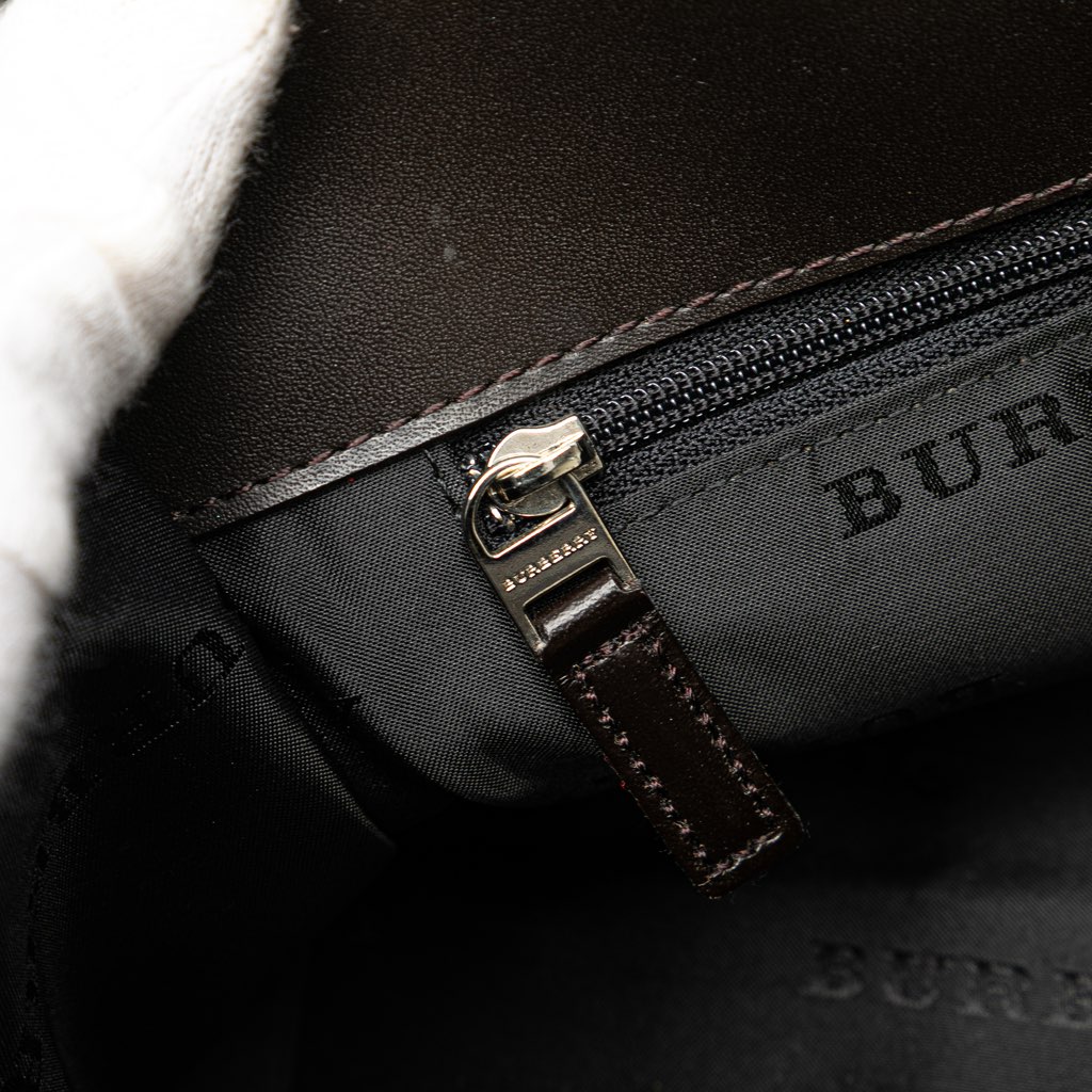 Burberry House Check Canvas Handbag - 5