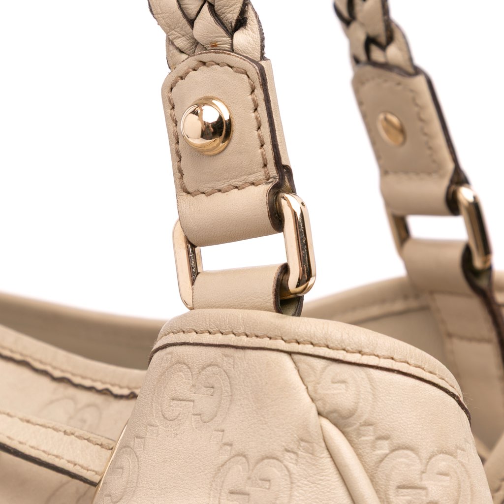Gucci Guccissima Braided Peggy Tote - Image 10