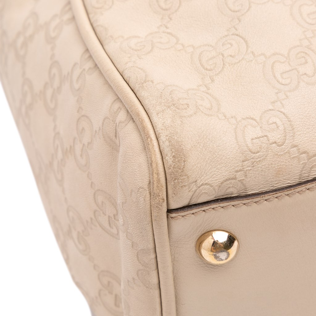 Gucci Guccissima Braided Peggy Tote - Image 11