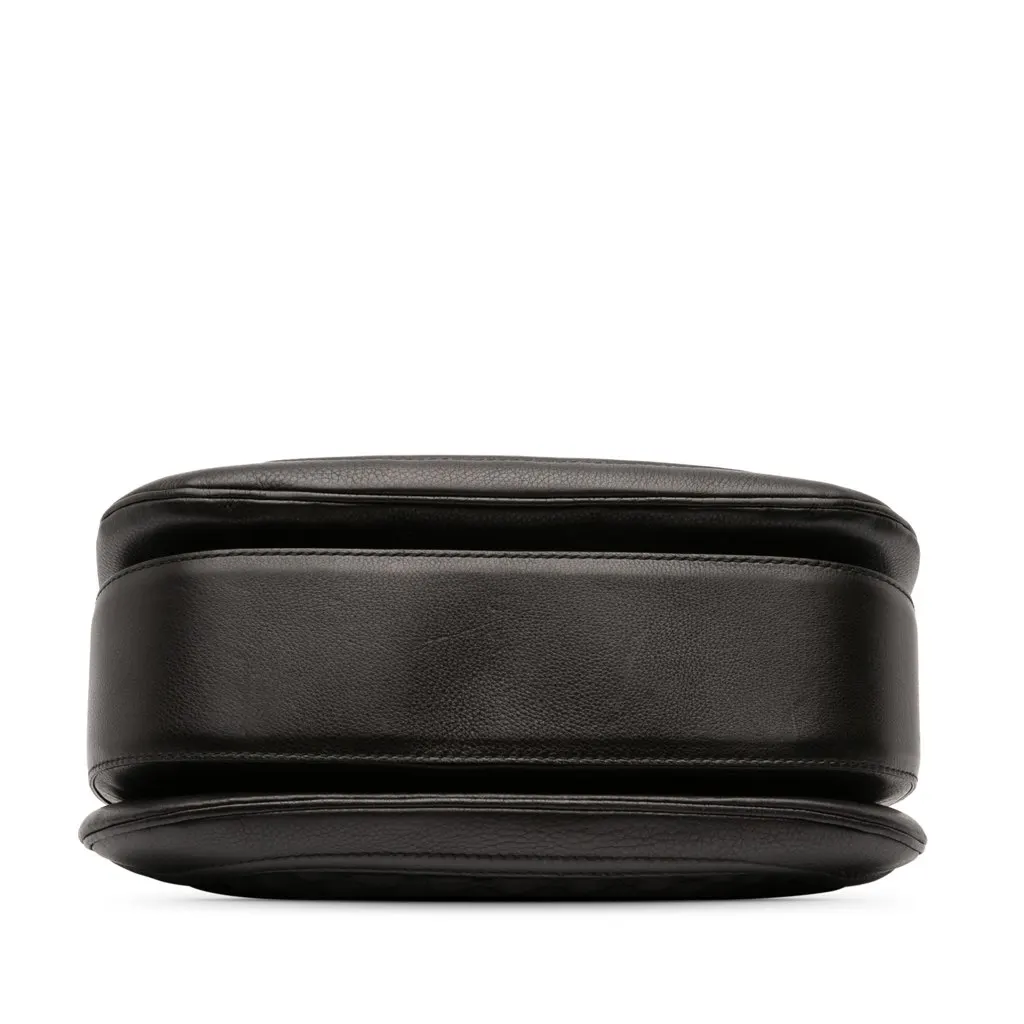 Gucci Large GG Neoprene New Bamboo Top Handle Bag Black Polyester Good - Inside View