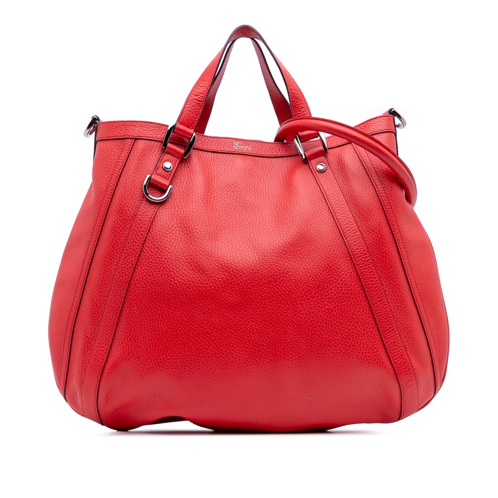 Gucci Leather Abbey D Ring Convertible Tote