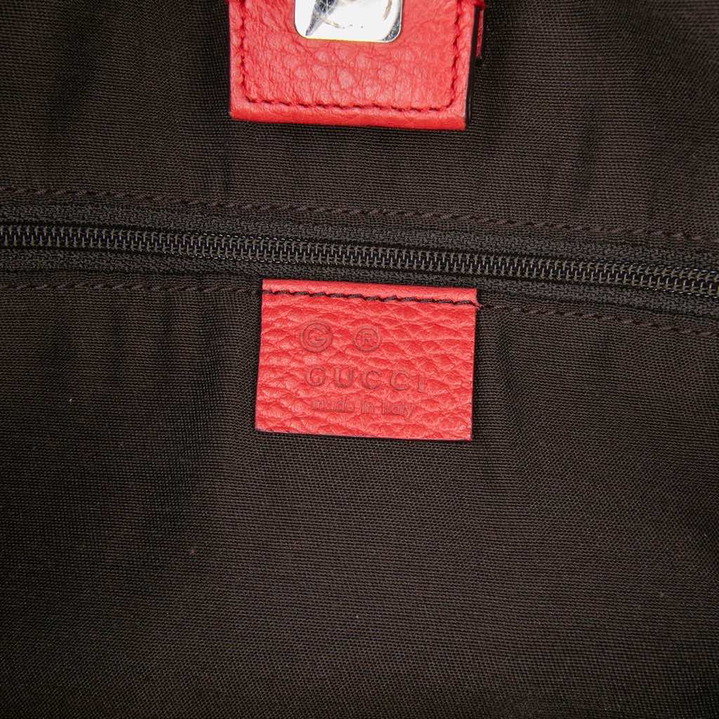 Gucci Leather Abbey D Ring Convertible Tote - 5