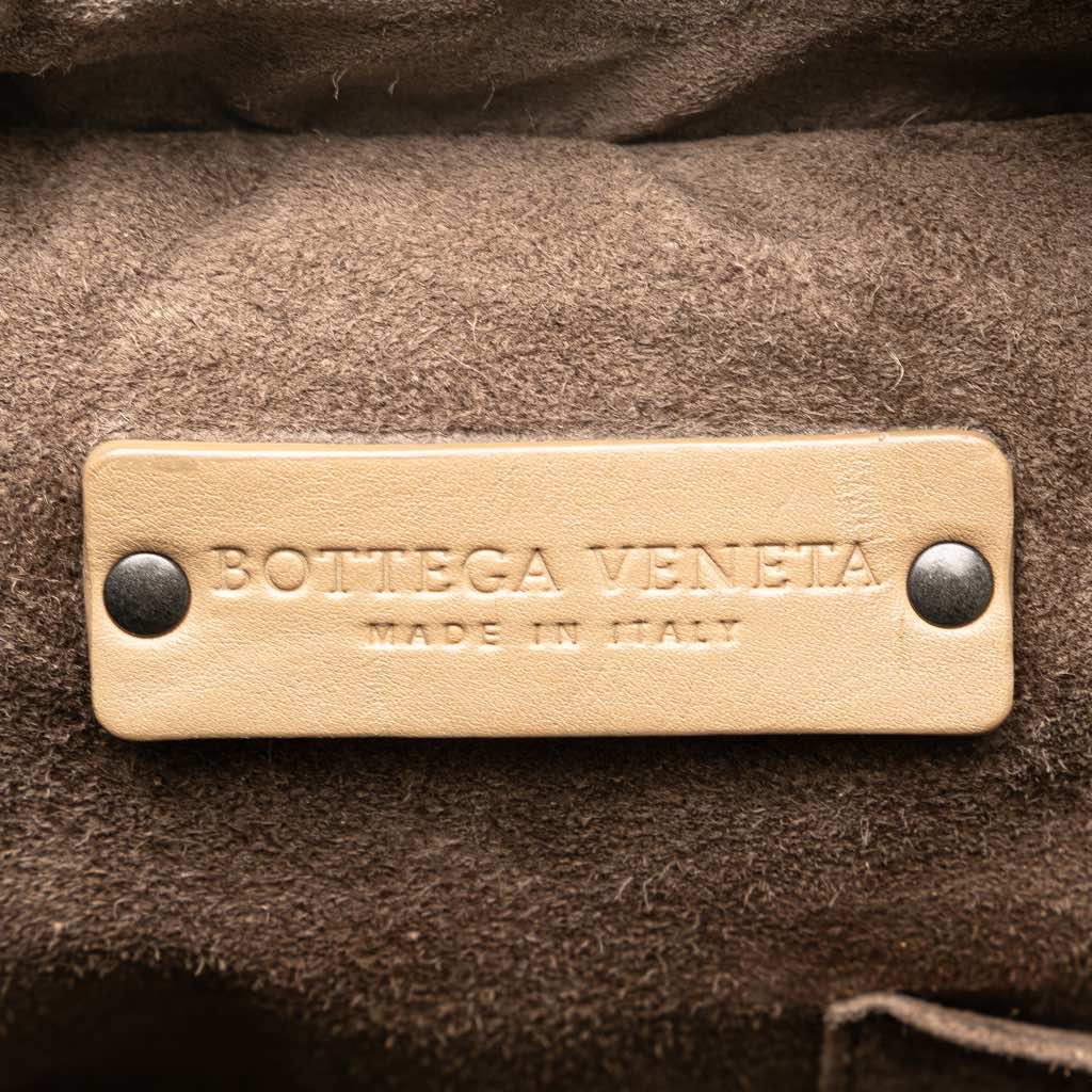 Bottega Veneta Intrecciato Trimmed Calfskin Handbag - 5