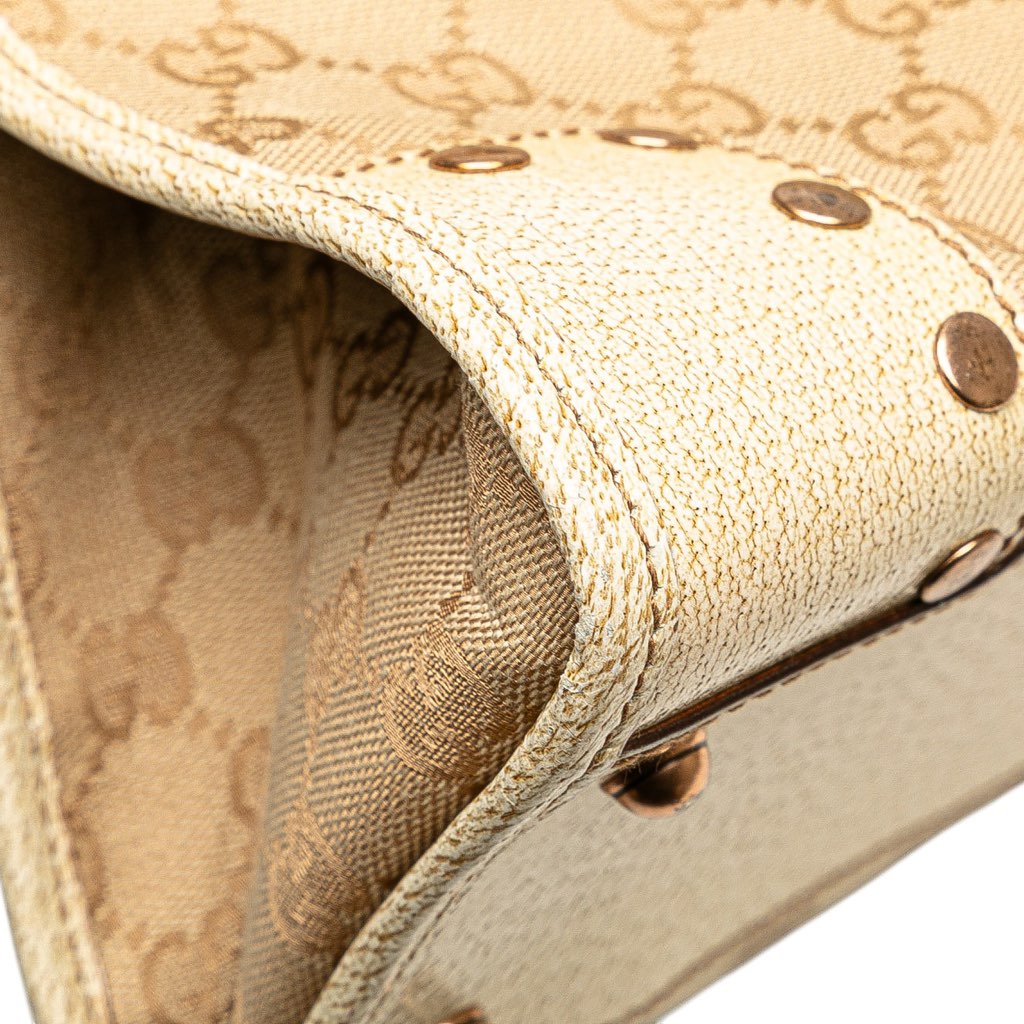 Gucci GG Canvas Nailhead Tote - Side view