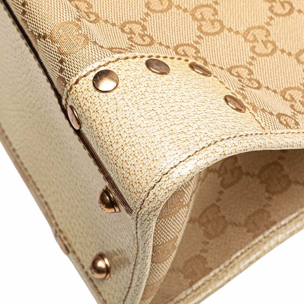 Gucci GG Canvas Nailhead Tote - Detail 1