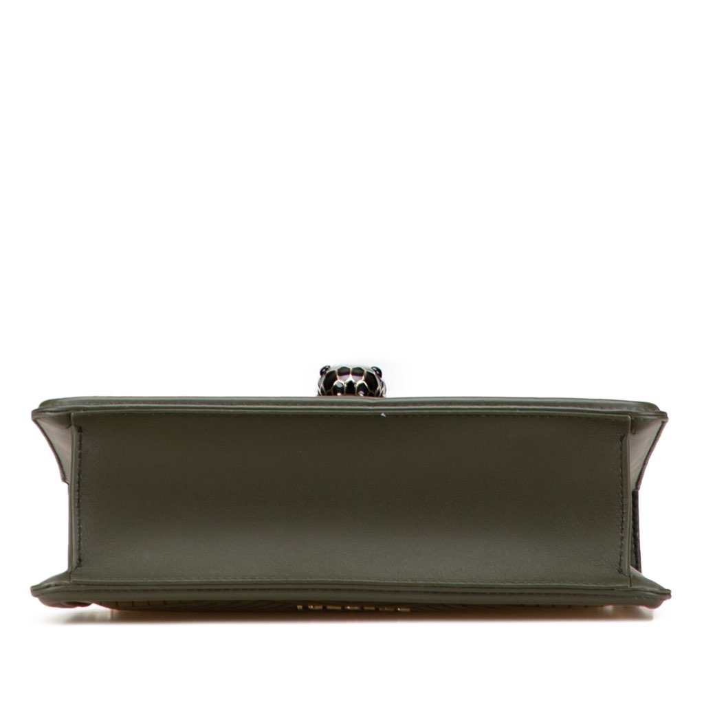 Bvlgari Quilted Calfskin Diamond Blast Serpenti Forever Crossbody - 3