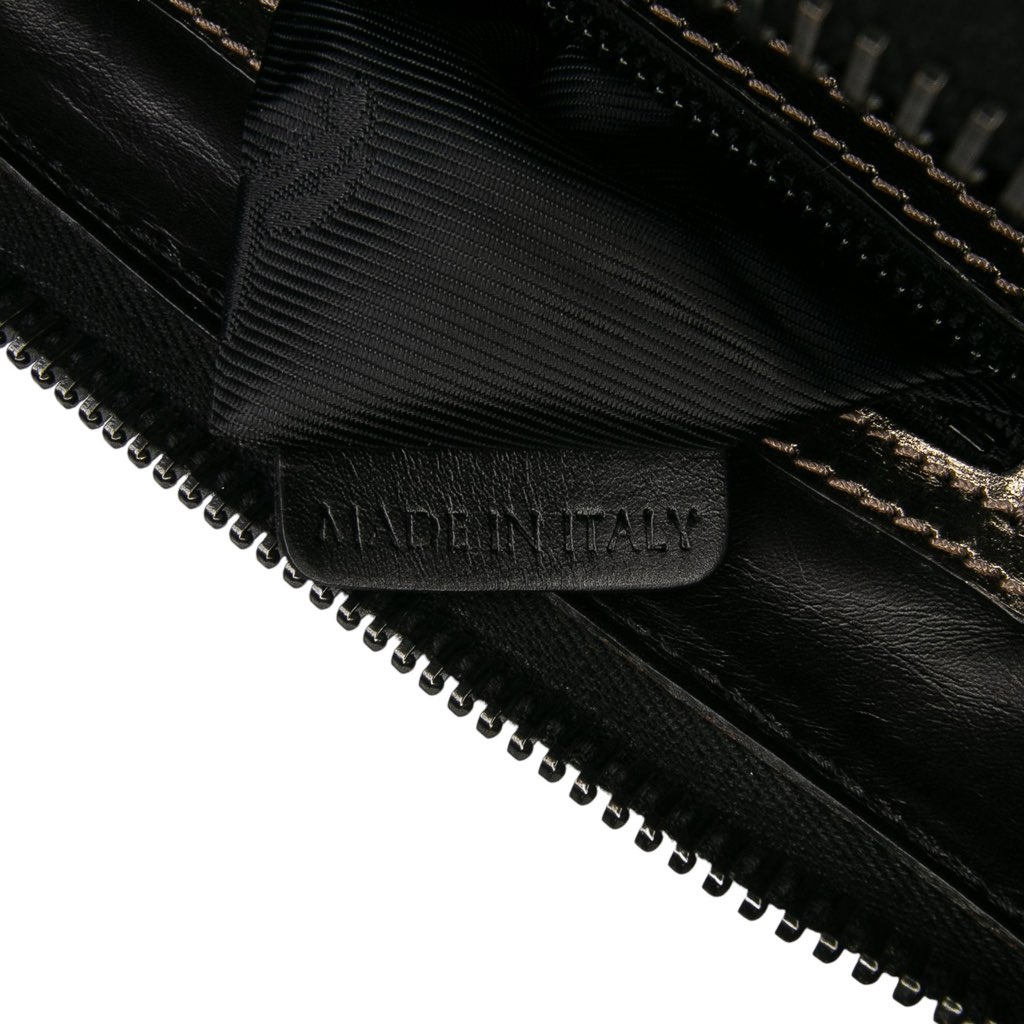 Burberry Metallic Leather Clutch - Detail 2