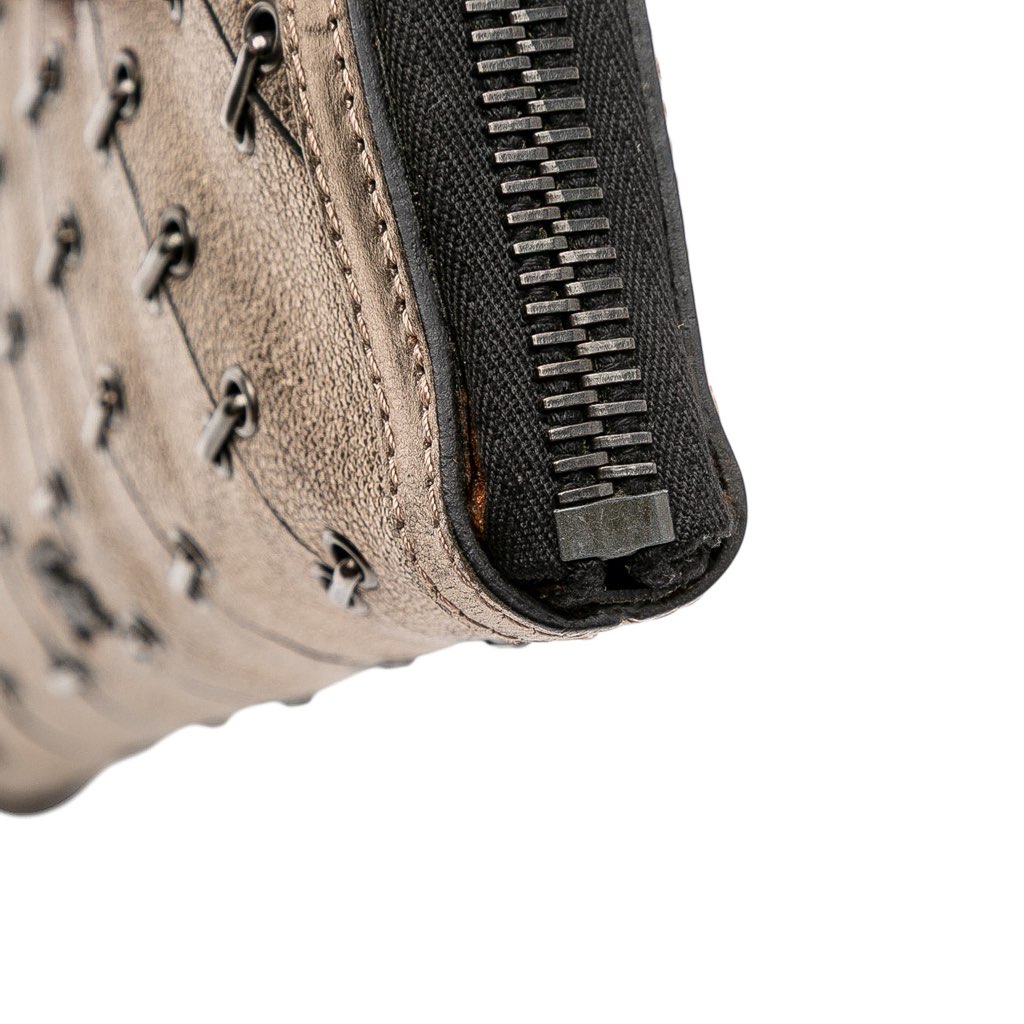 Burberry Metallic Leather Clutch - Image 12