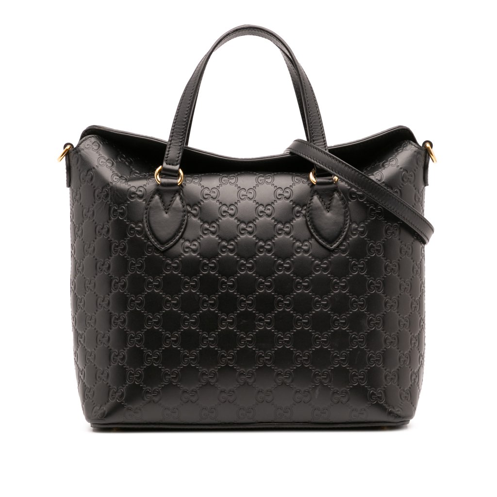 Gucci Guccissima Linea A Fold Over Satchel