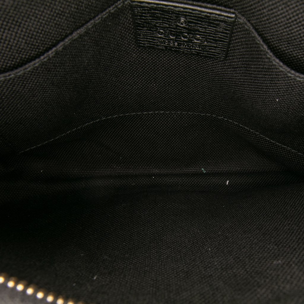 Gucci Leopard Print Leather Bamboo Clutch - 4