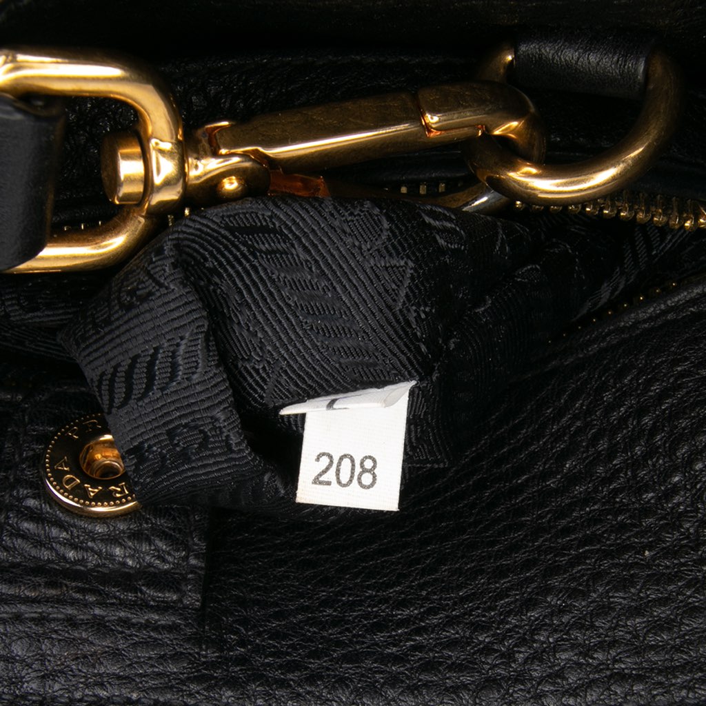 Prada Vitello Daino Open Convertible Tote - Detail 2