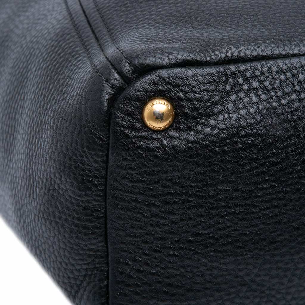 Prada Vitello Daino Open Convertible Tote - Image 10