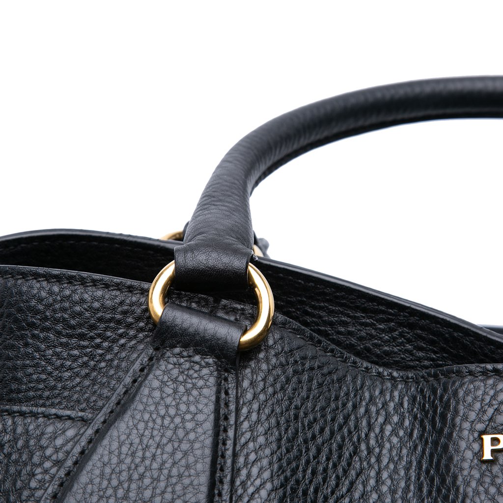 Prada Vitello Daino Open Convertible Tote - Image 12