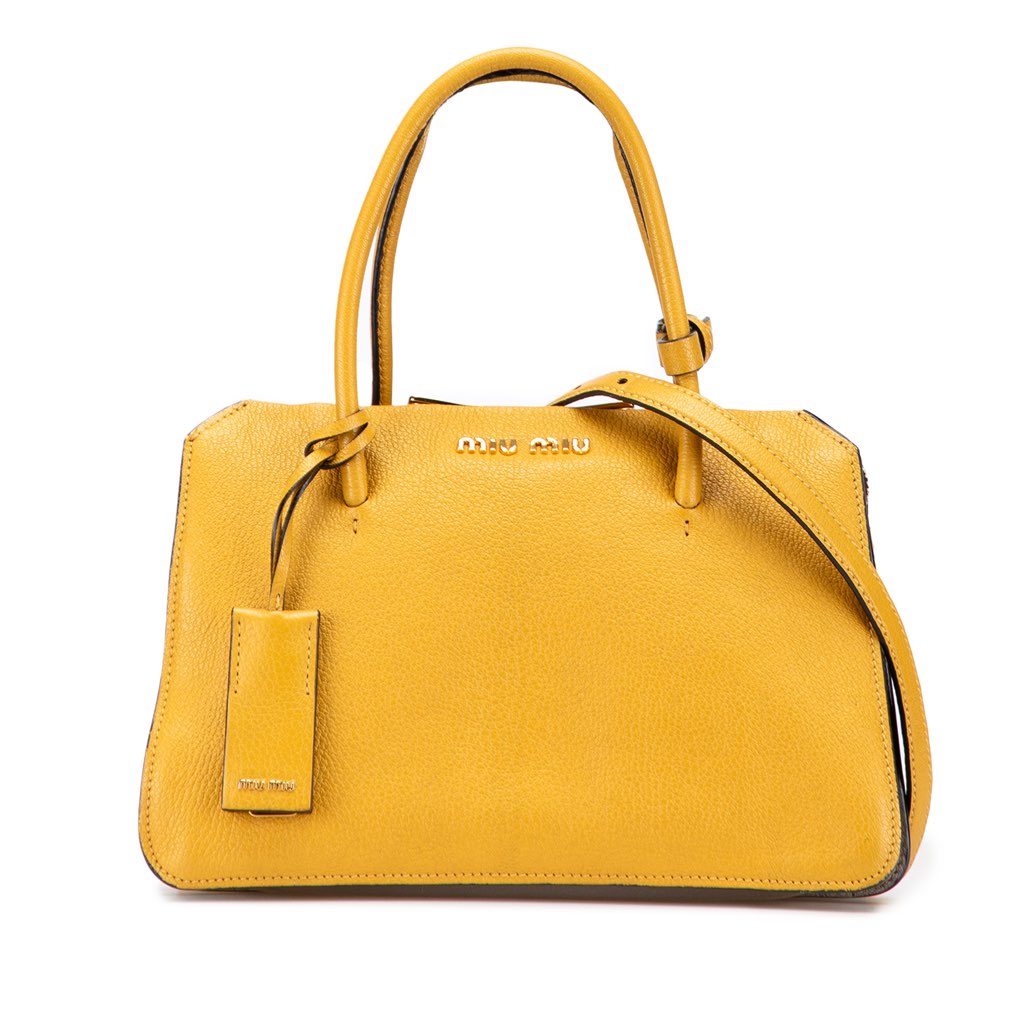 Miu Miu Leather Satchel