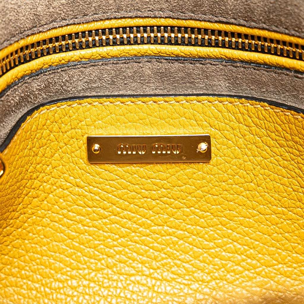 Miu Miu Leather Satchel - 5