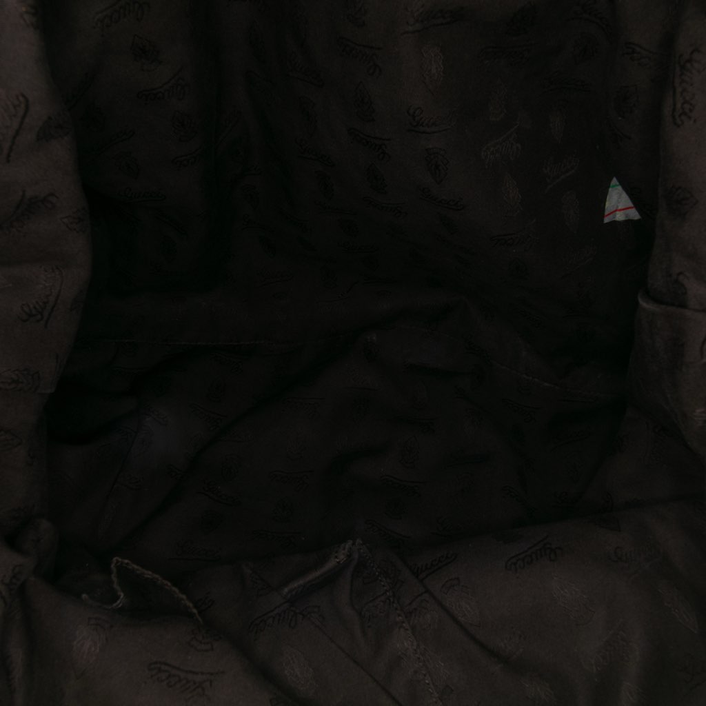 Gucci Large GG Canvas Bamboo Bar Tote - 4