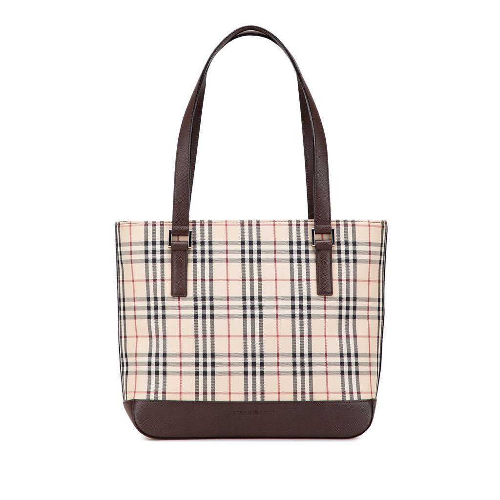 Burberry House Check Canvas Tote