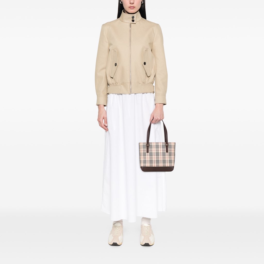 Burberry House Check Canvas Tote - Image 13