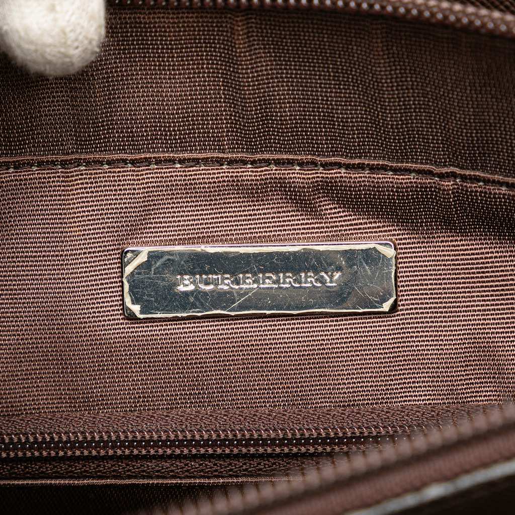 Burberry House Check Canvas Tote - Side view