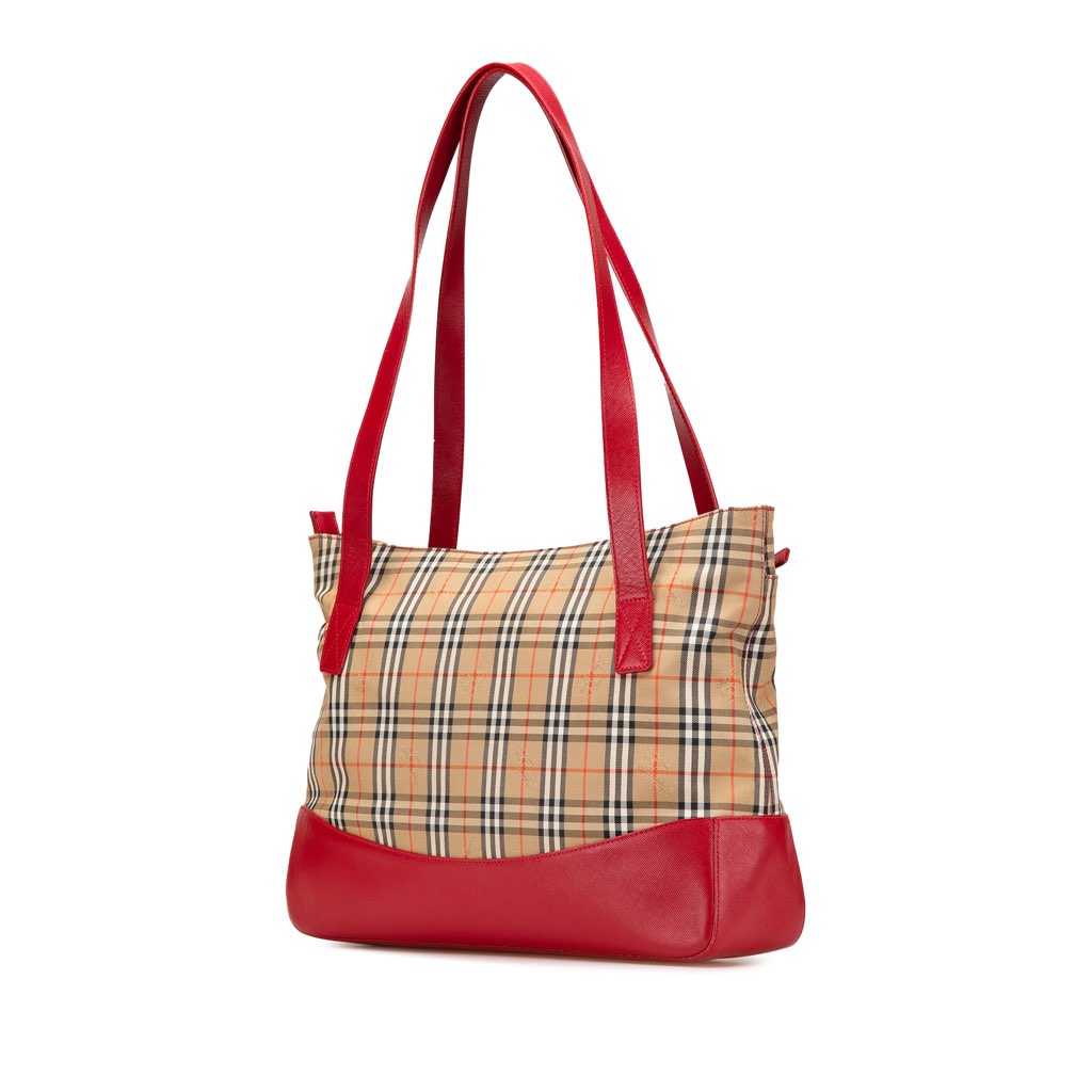 Burberry Haymarket Check Canvas Tote - 2