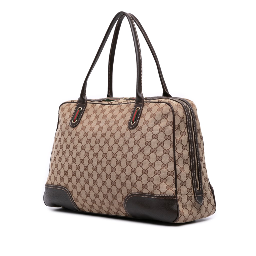 Gucci GG Canvas Princy Weekender - Back view