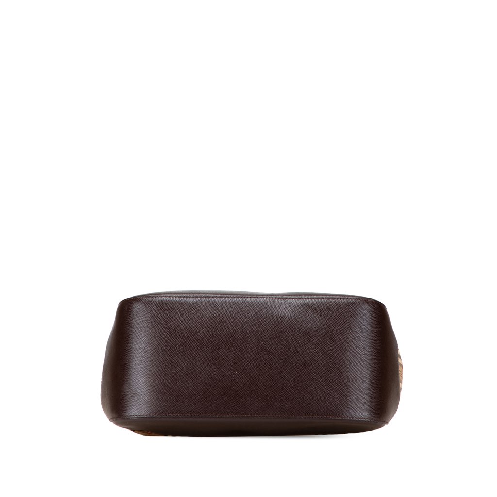 Burberry Haymarket Check Canvas Shoulder Bag - 3