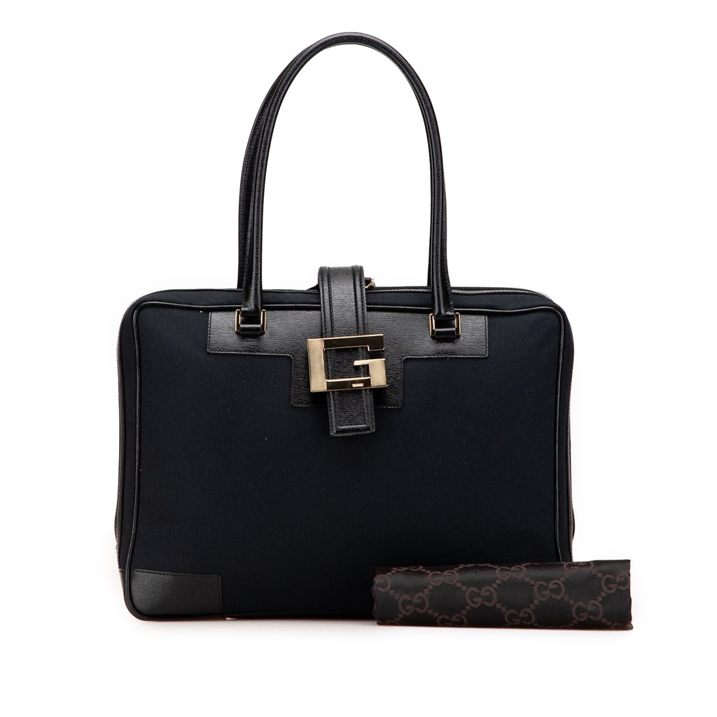 Gucci Canvas Square G Handbag - Image 13