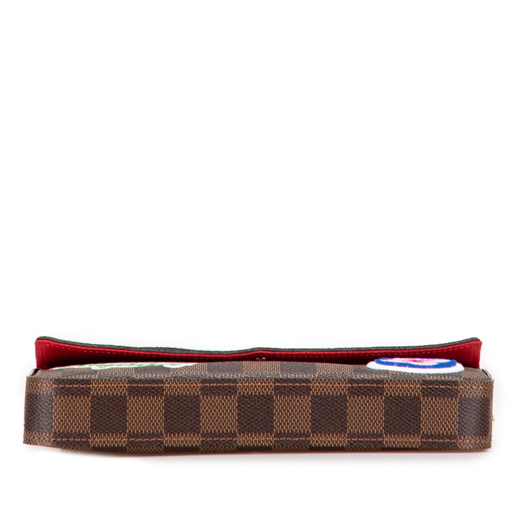 Louis Vuitton Damier Ebene Pochette Felicie Patchwork - 3