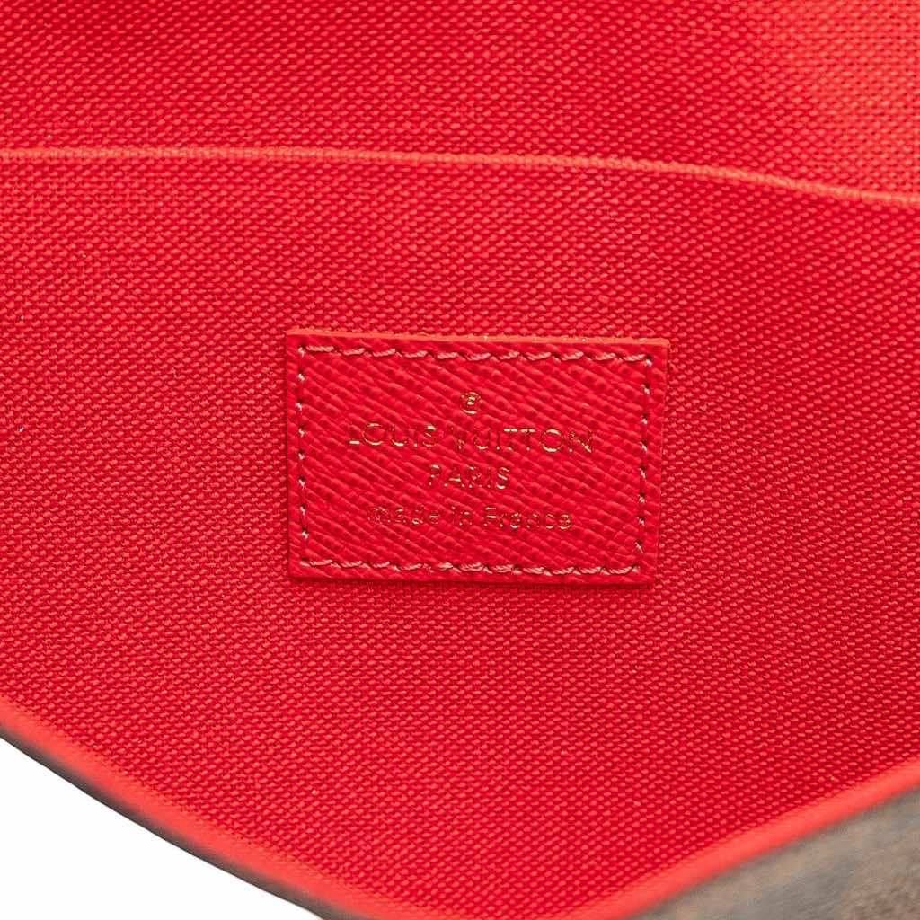 Louis Vuitton Damier Ebene Pochette Felicie Patchwork - 5