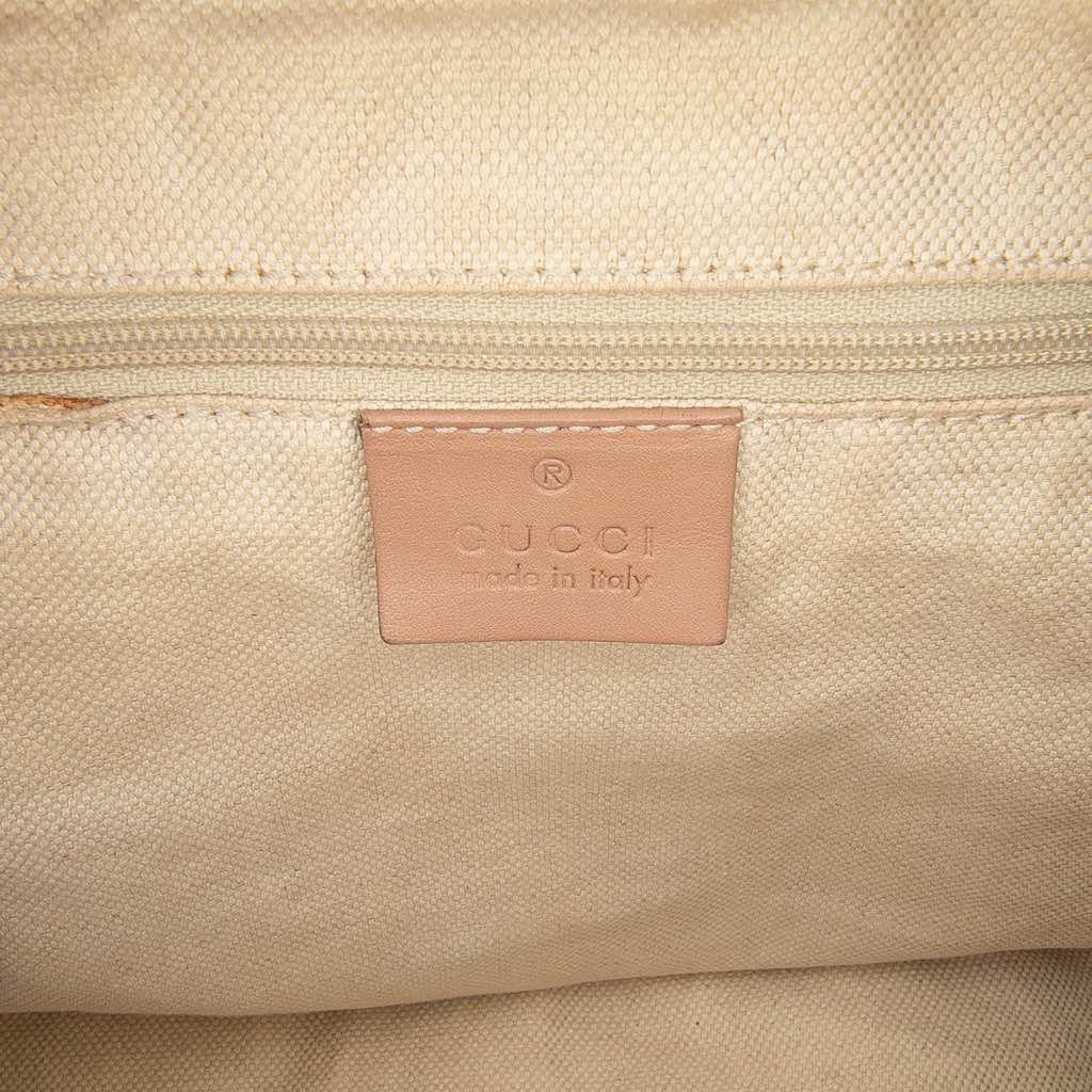 Gucci Diamante Canvas Sukey Satchel - Side view