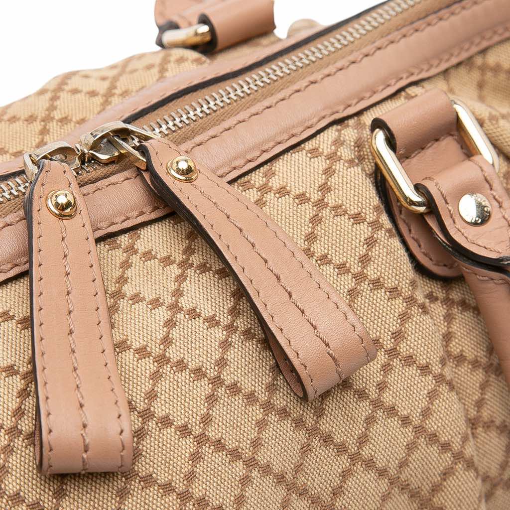 Gucci Diamante Canvas Sukey Satchel - Image 10