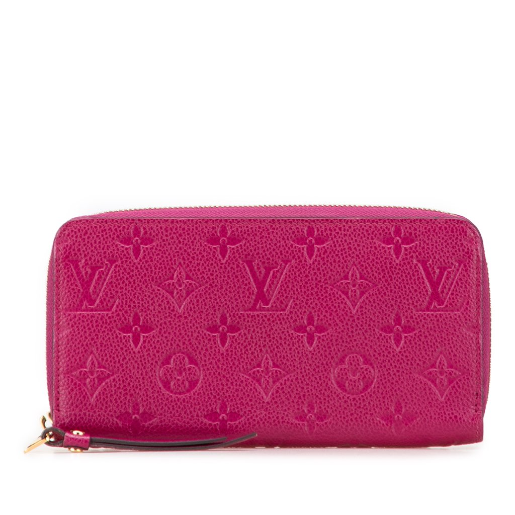 Louis Vuitton Monogram Empreinte Zippy Long Wallet