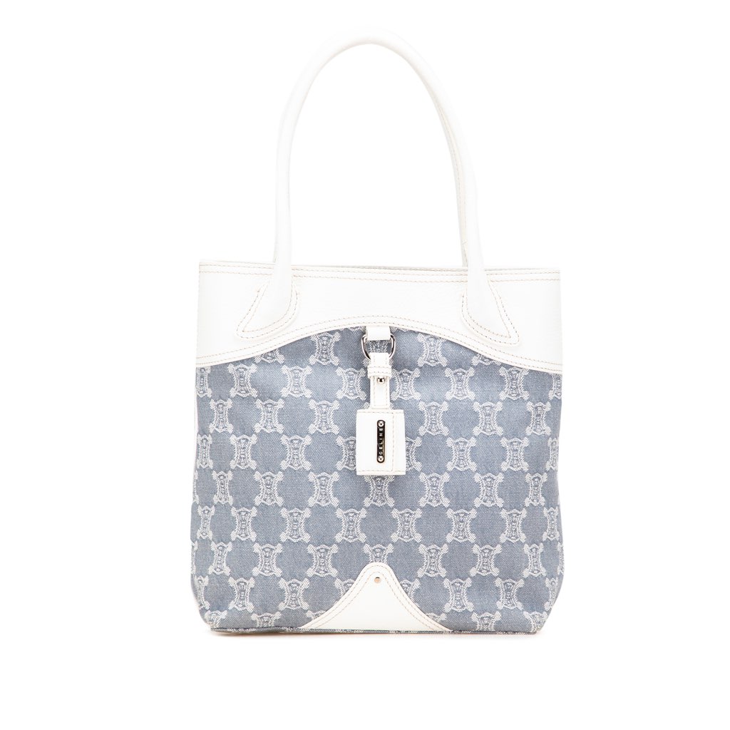 Celine Macadam Denim Tote