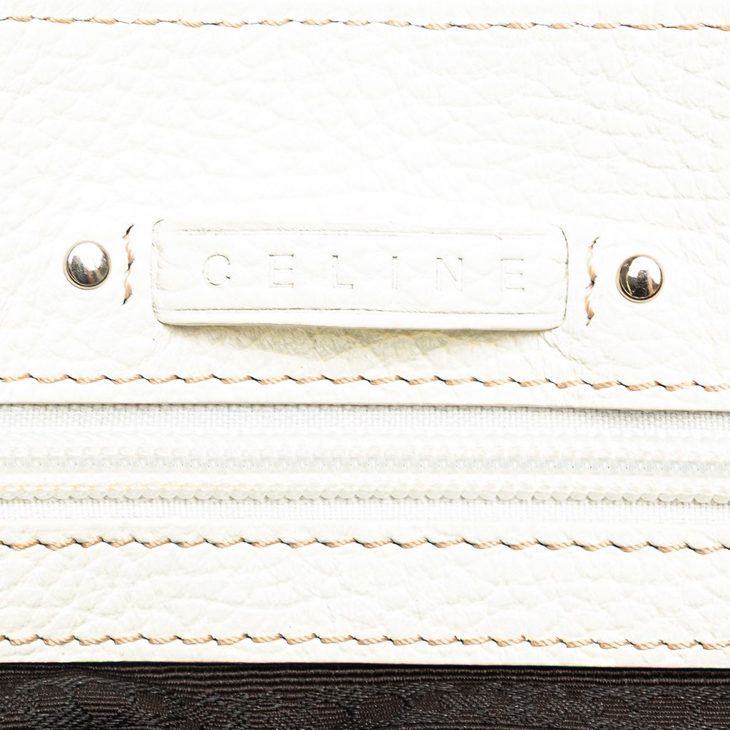 Celine Macadam Denim Tote - Side view