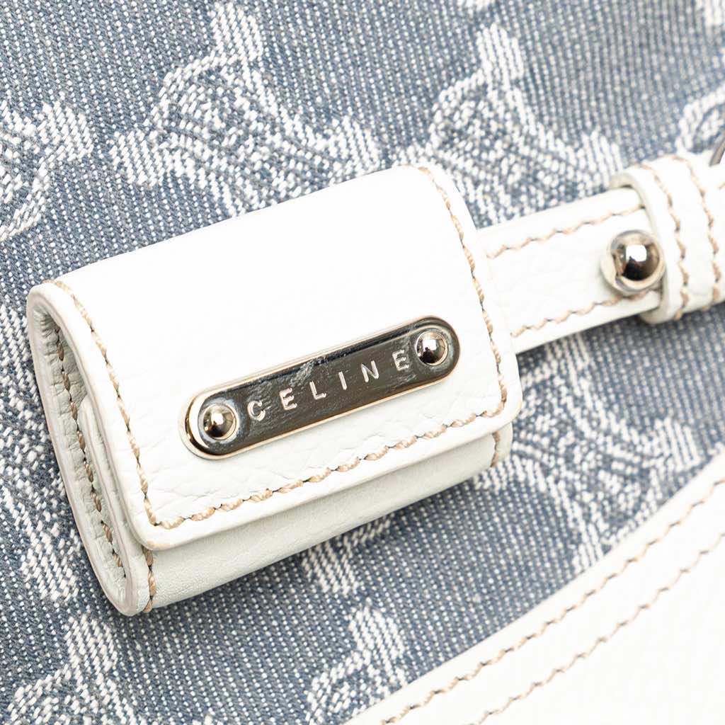 Celine Macadam Denim Tote - Image 11