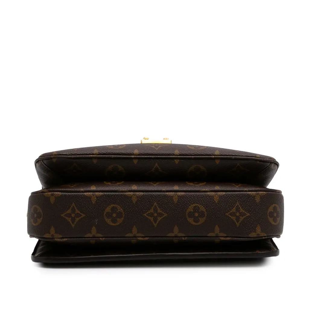 Louis Vuitton Monogram Pochette Metis Brown Canvas Good - Inside View