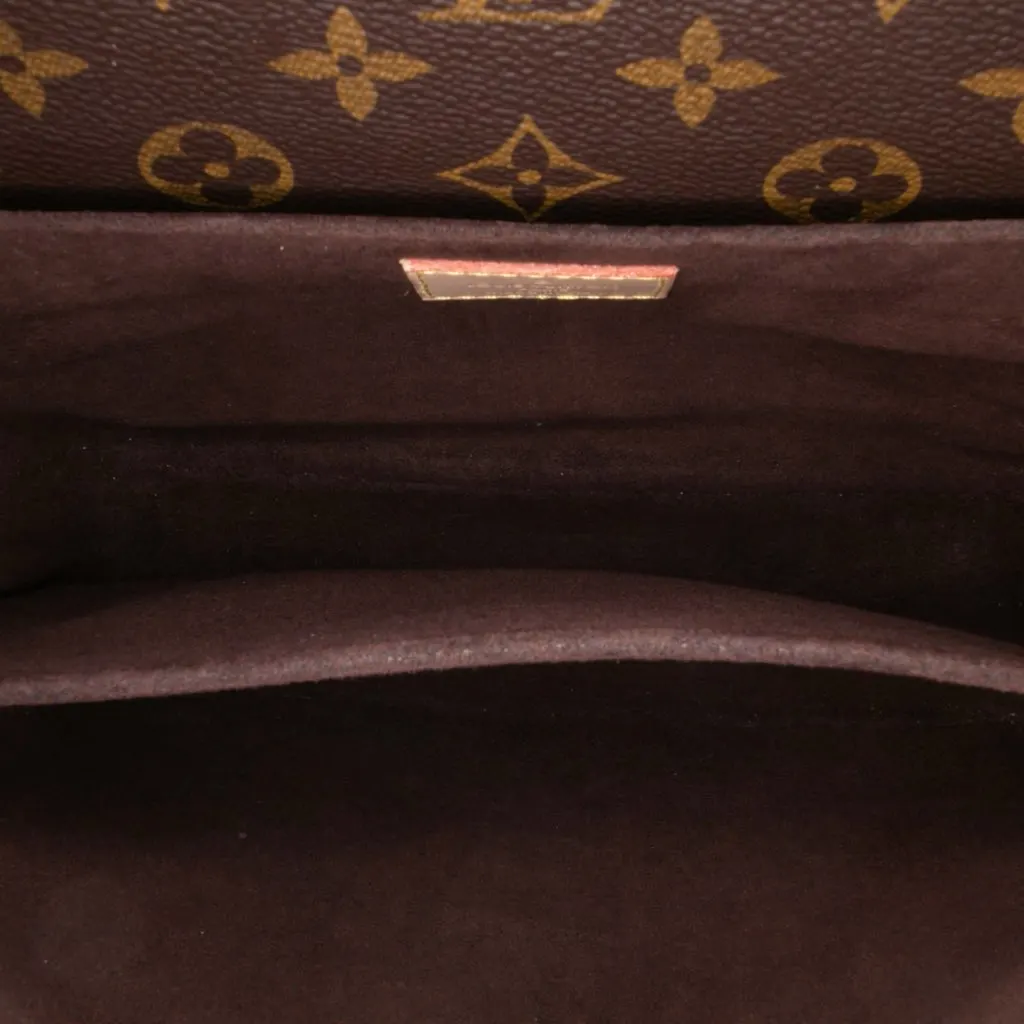Louis Vuitton Monogram Pochette Metis Brown Canvas Good - Model View