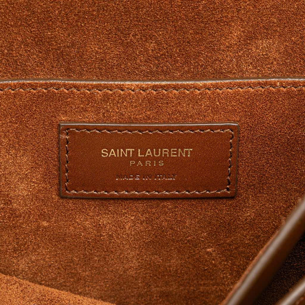 Saint Laurent Leather Betty Flap Pouch Bag - 5