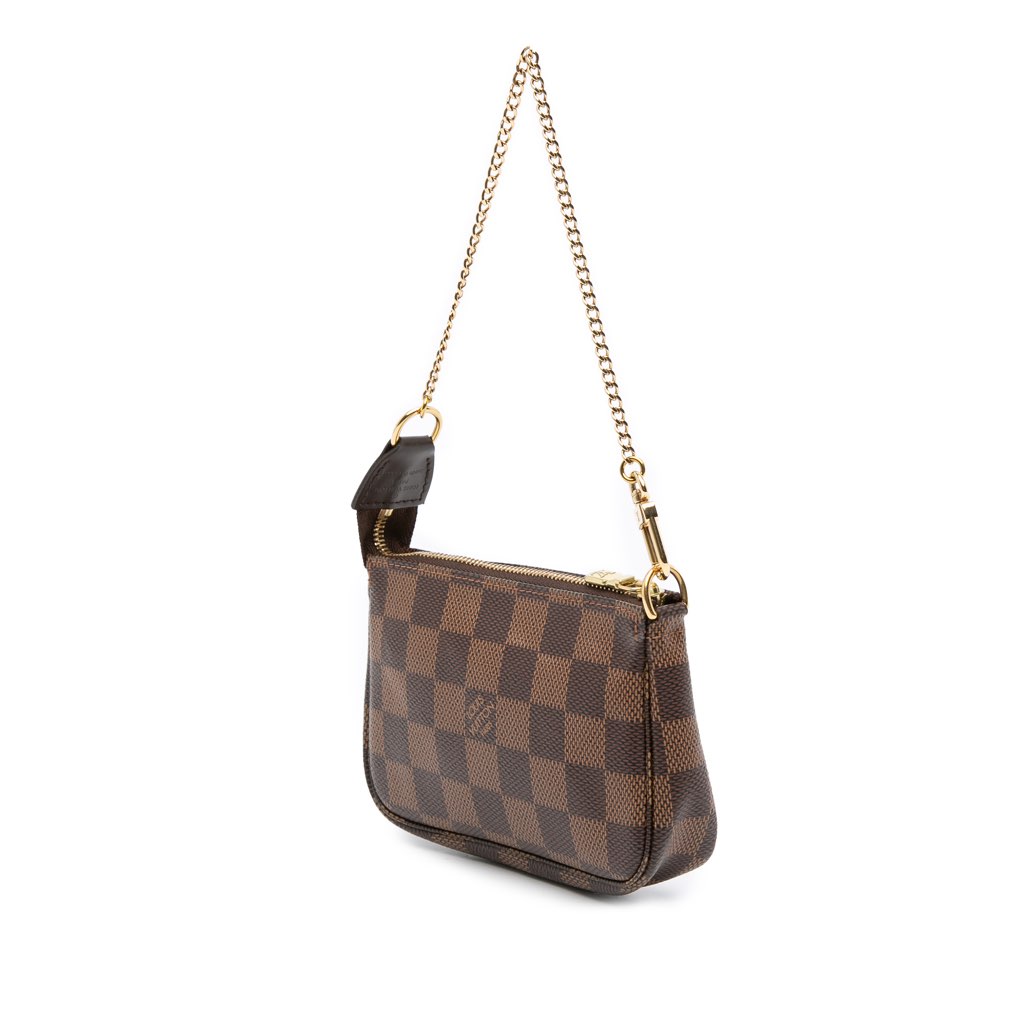 Louis Vuitton Damier Ebene Mini Pochette Accessoires - Back view
