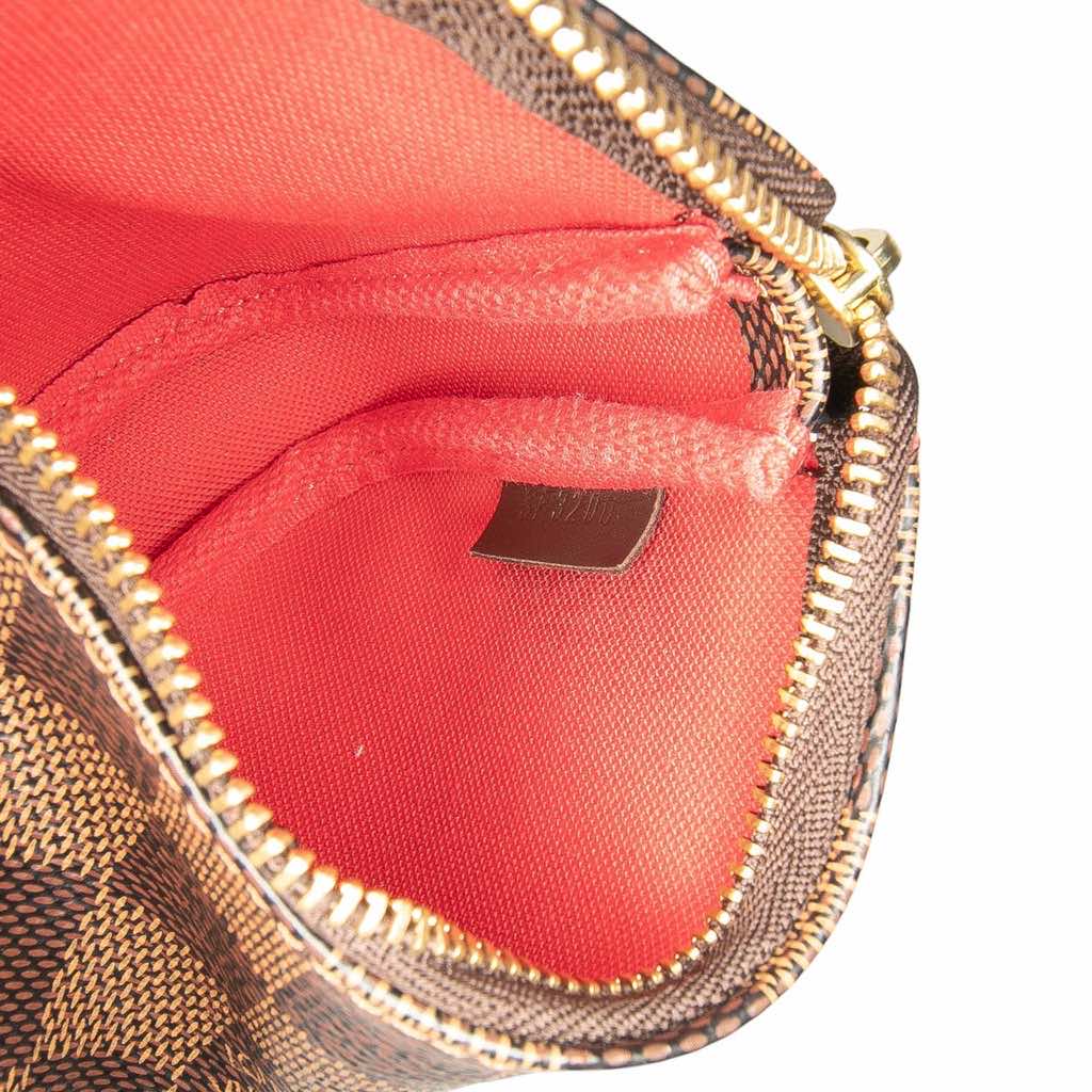 Louis Vuitton Damier Ebene Mini Pochette Accessoires - Side view