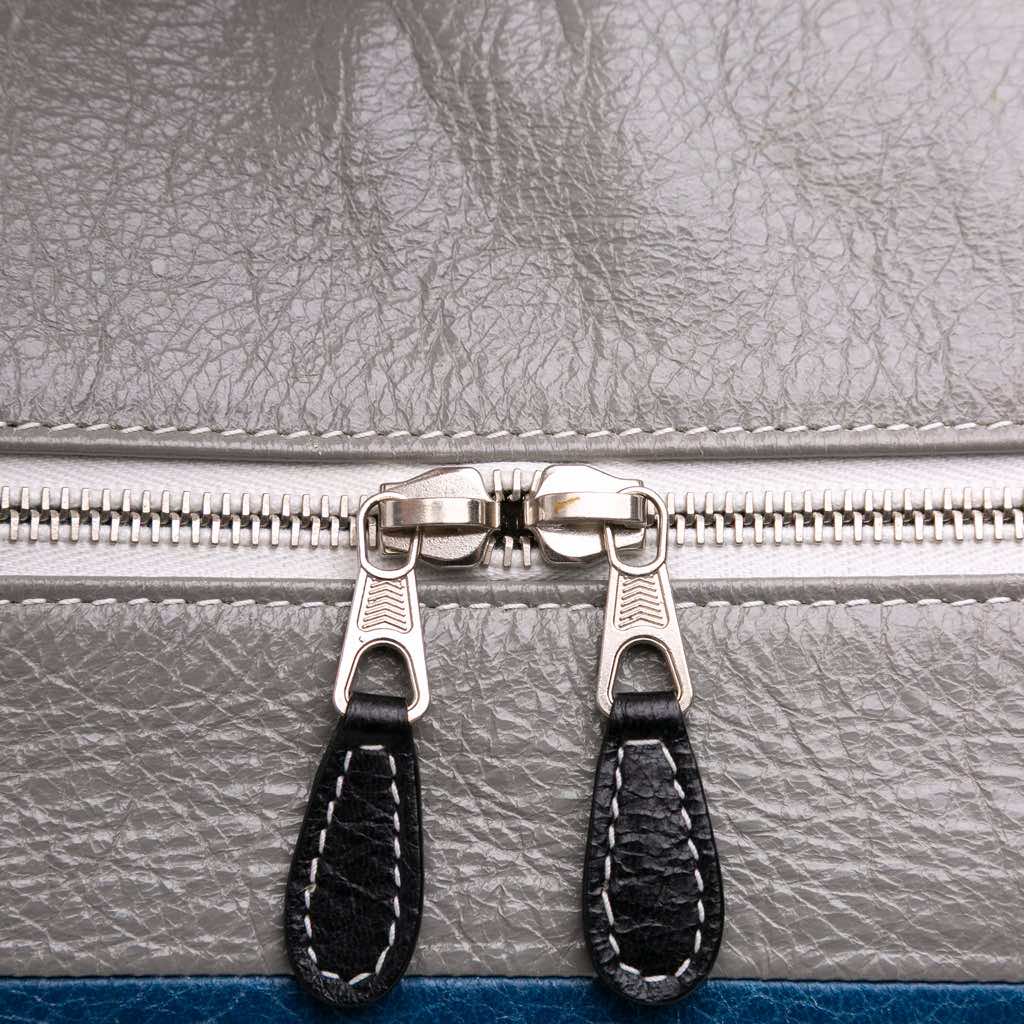 Balenciaga M Lambskin Bazar Shopper Satchel - Image 10
