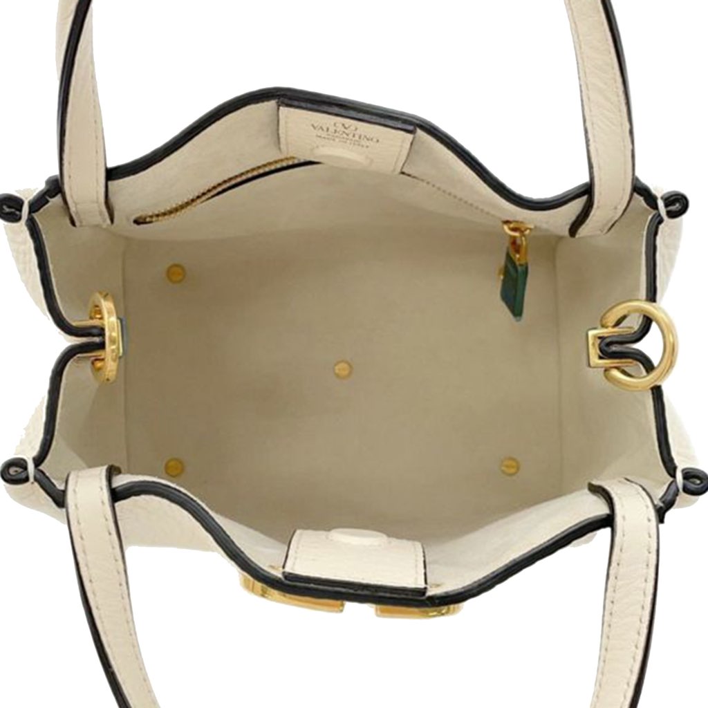 Valentino Small Grainy Calfskin Alltime Satchel - 4