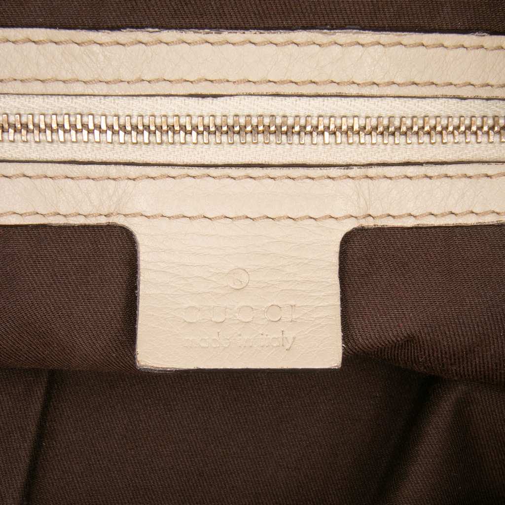 Gucci Large GG Canvas Bamboo Indy Hobo - 5